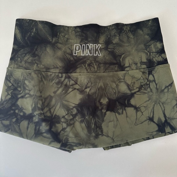 Victoria Secret PINK active seamless leggings worn once Size XS Vintage Green - Picture 6 of 6